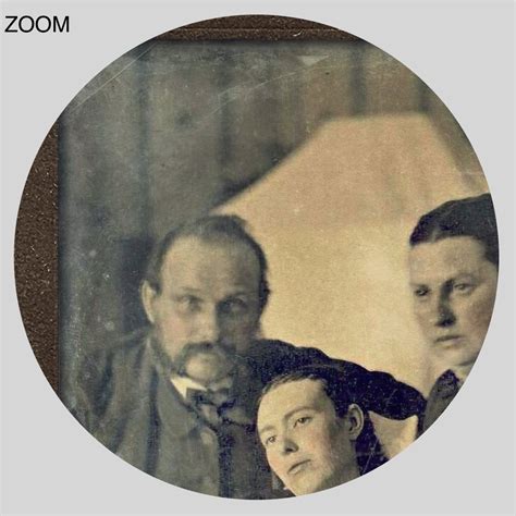 Printable Victorian era family photo, postmortem daguerreotype print