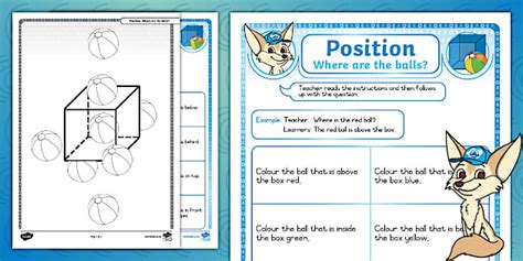 Grade 1 Maths - Worksheet: Balls and Boxes(CAPS Aligned)