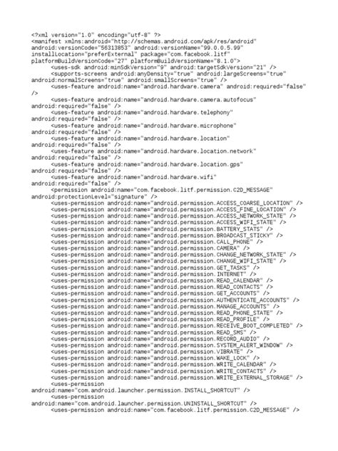 Android Manifest Tutorial 的图像结果