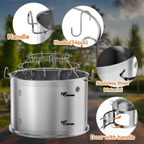 Skyflame Charkettle Stainless Steel Grill Smoking Kit, with India | Ubuy