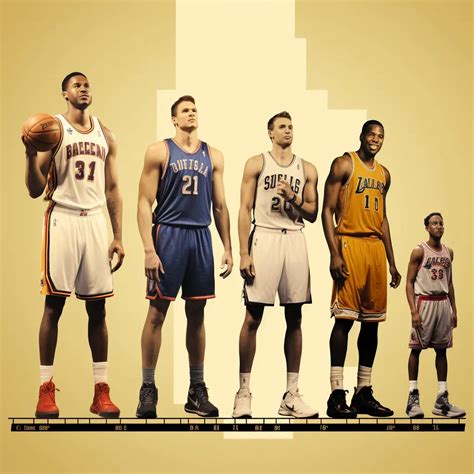 The Evolution Of Average Height In The NBA | Huddlecourt