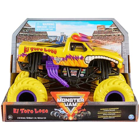 Monster Jam, Official El Toro Loco Monster Truck, Collector Die-Cast ...