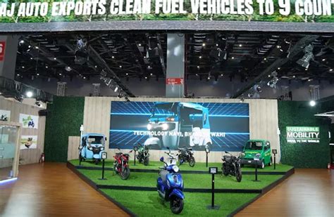 Bajaj Auto displays alternative-fuelled vehicles at Bharat Mobility ...