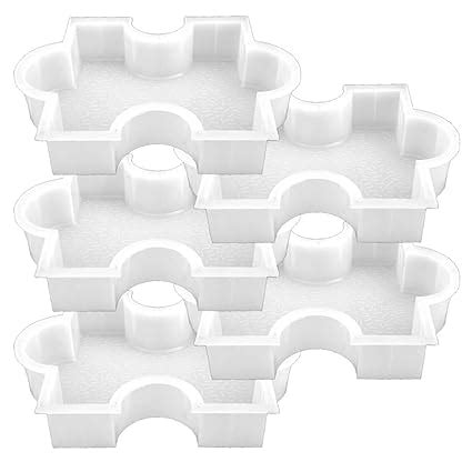 Reyal Plastic BROOK Paver Block mould(60mm) Brick Design Interlocking ...