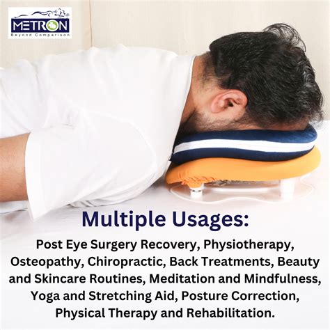 METRON Face Down Prone Pillow for After Retina Eye Surgery, Helps in R ...