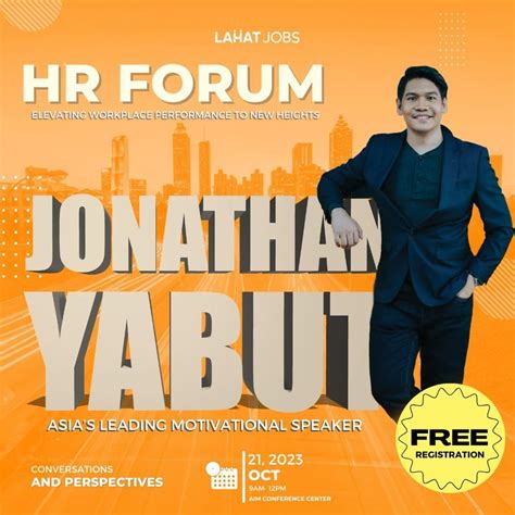 Lahat Jobs event, AIM Conference Center, Makati, 21 October 2023 ...