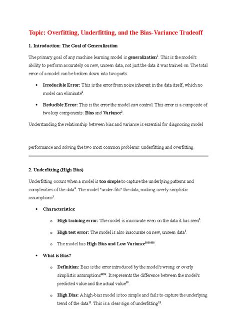 DL Concepts: Overfitting, Underfitting, and Optimization Techniques ...