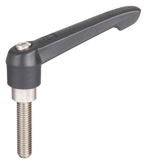 KIPP, Plastic w/ SS Thread, M10 Thread, Adjustable Handle - 3GJA1|K0270 ...
