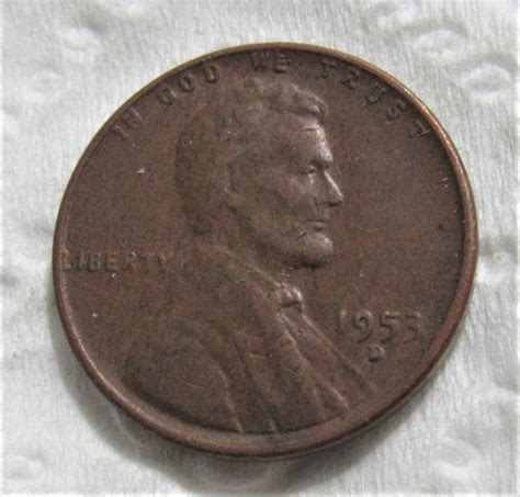 1953-D 1 Cent - Lincoln Wheat Cent - For Sale, Buy Now Online - Item ...