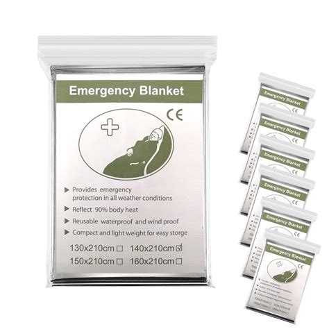 Buy Niceluke Emergency Sheet, Aluminum Sheet, Disaster Prevention ...