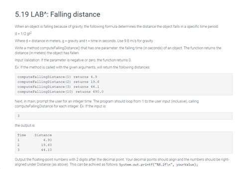 Image result for Falling Distance Flowgorithm