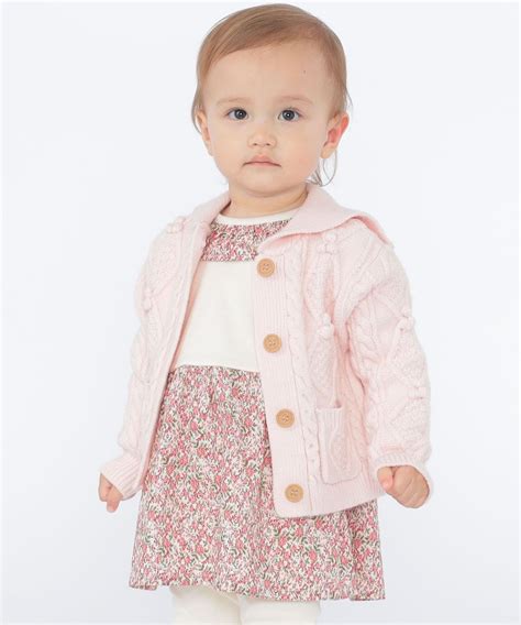 SHIPS KIDS:80～90cm /〈洗濯機可能〉ケーブル ニット カーディガン｜ SHIPS 公式サイト