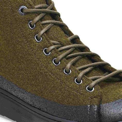 Buy Green Bend Mid Dip Natural leather textile felt Online in India ...