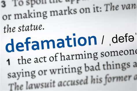 What You Should Know about Defamation