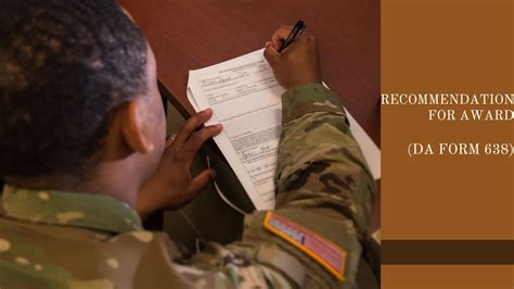 DA Form 638