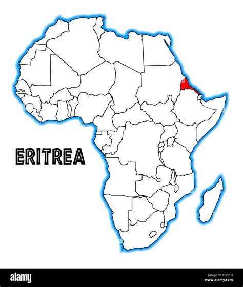 Eritrea Map Africa