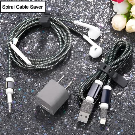 Metallic 1.5m Cable Protector - Durable Protection Solution – The Hatke