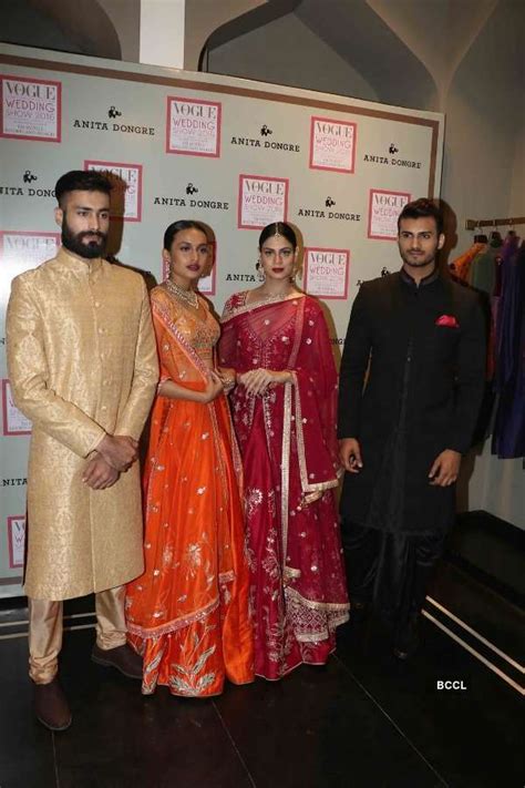 Model showcases Indian wear at the Vogue Wedding Show's Bridal Studio ...