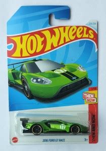 HOT WHEELS THEN AND NOW 7/10 2016 FORD GT RACE TOY CAR - THEN AND NOW 7 ...