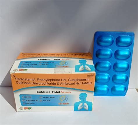 COLDISET TOTAL ADVANCE TABLETS Medset Pharma