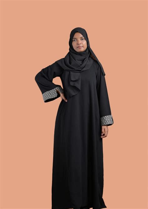 Black Elegant Abaya – Baraqah