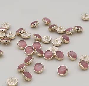 Daily Crafts 12 pcs Dome Shank Buttons – 20L (11mm) | Round Glossy ...