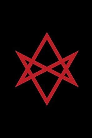 Buy Unicursal Hexagram: Thelema - Magical Journal - Black and Red ...