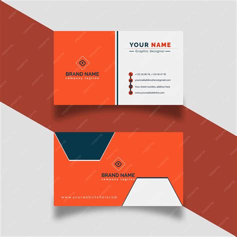 Modern business card design template | Premium Vector