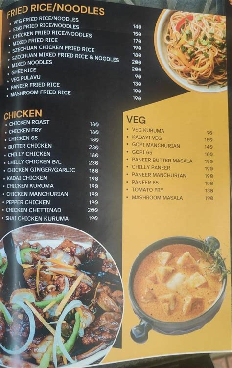 Menu at Thaza Family Food Park, Kayamkulam, Kareelakulangara, 5FPQ+HQ6