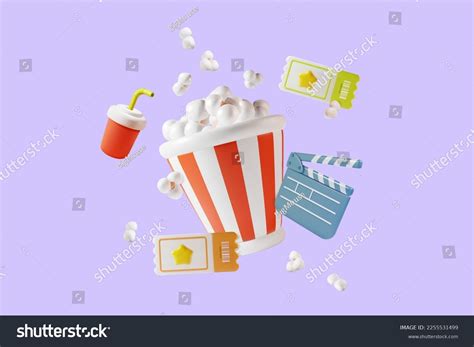 Movie Theater Cartoon Popcorn