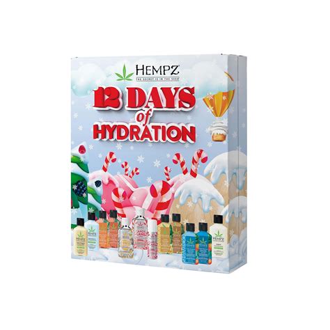 Hempz Twelve Days Of Hydration Skin Care Gift Set (12-pack) - Candy ...