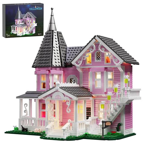 Custom Coraline Pink Palace Building Blocks Toy Set - BuildingToyStore.com