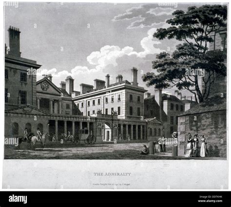 The Admiralty, Whitehall, Westminster, London, 1795. Artist: Anon Stock ...