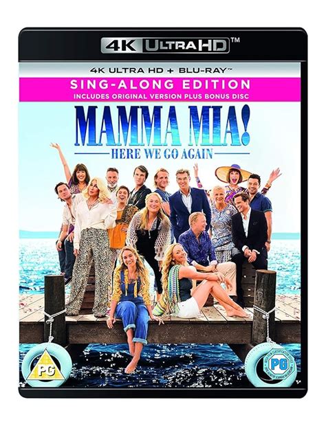 Mamma Mia!: Here We Go Again (4K UHD + Blu-ray + DVD Bonus Disc ...
