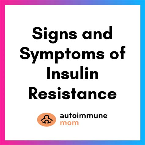 Symptoms of insulin resistance that must not be ignored. They can be latent for a long time ...