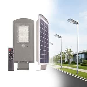Homehop Solar Street Light Outdoor Waterproof 80W Motion Sensor ...