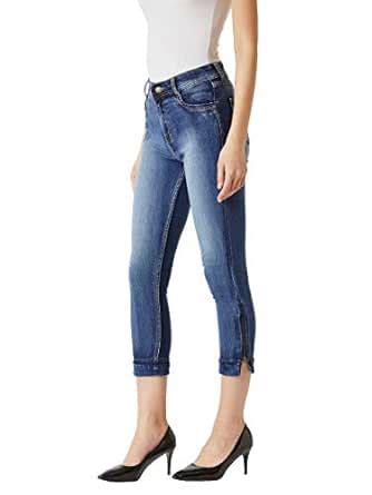 Miss Chase Women's Skinny Fit Denim Jeans(MCAW17DEN02-03-115-26, Blue ...
