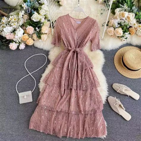 Buy Tiered Party Dress for Women Online in India | a la mode – MISS ...