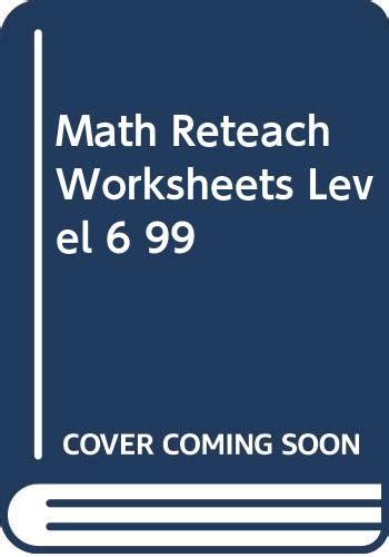 Math Reteach Worksheets Level 6 99 : Amazon.in: Books