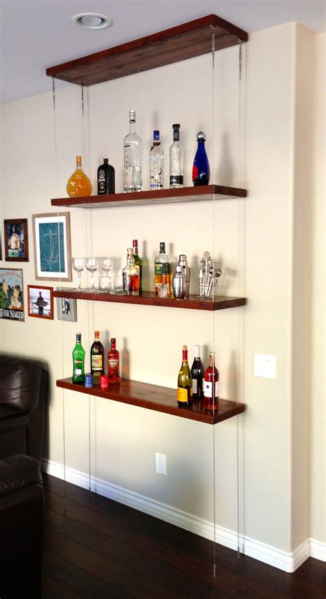 Casual Hanging Shelves From Ceiling White Kitchen Shelving Unit