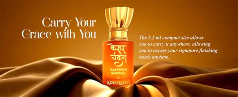 Adilqadri Kesar chandan (Saffron Sandal) Attar 5.5ml for Men & Women ...