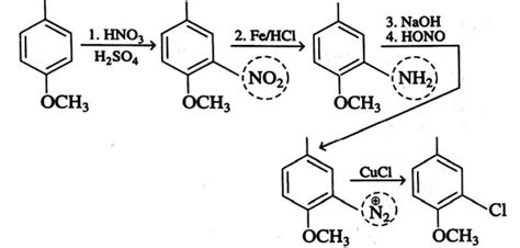 What is the product of the following synthesis?
