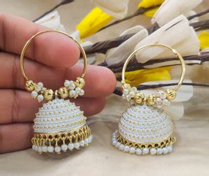 Flipkart.com - Buy TANLOOMS Attractive Bright Colors Kundan Baali ...