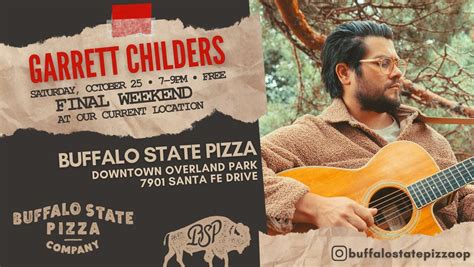 FINAL WEEKEND at current location: Garrett Childers at BSP in Downtown ...