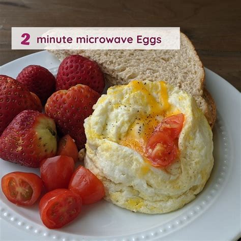 2 Minute Breakfast: Healthy Microwave Eggs - Health Beet