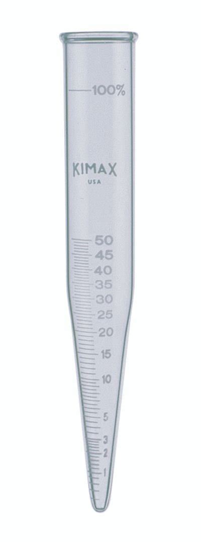 Kimble 45170-125 Glass Conical Bottom 12.5mL API Centrifuge Tube with ...