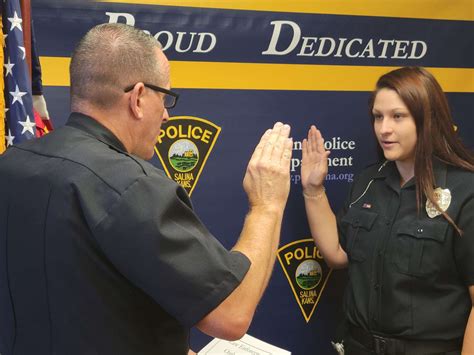 Salina Police Department swears in two new officers