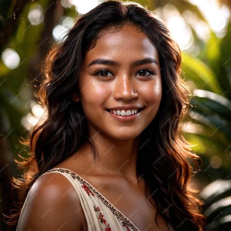 Samoan woman from Samoa typical national citizen | Premium AI-generated ...