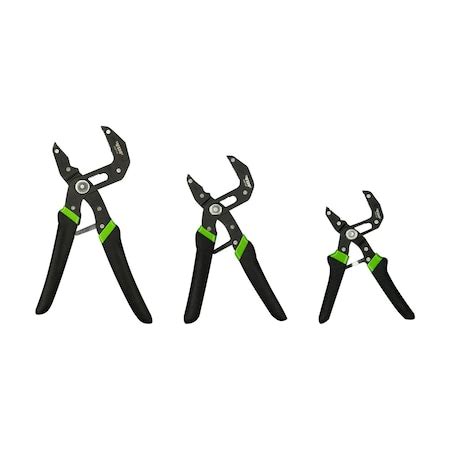 Vim Tools 3 Piece Orca Grip Auto Adjusting Plier Set OGP100 | Zoro