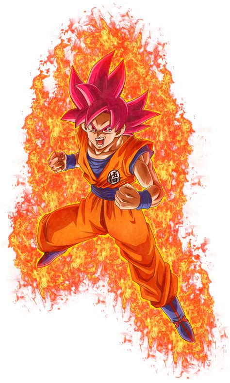 Image - Super Saiyan God Goku Render.png | Character Stats and Profiles ...